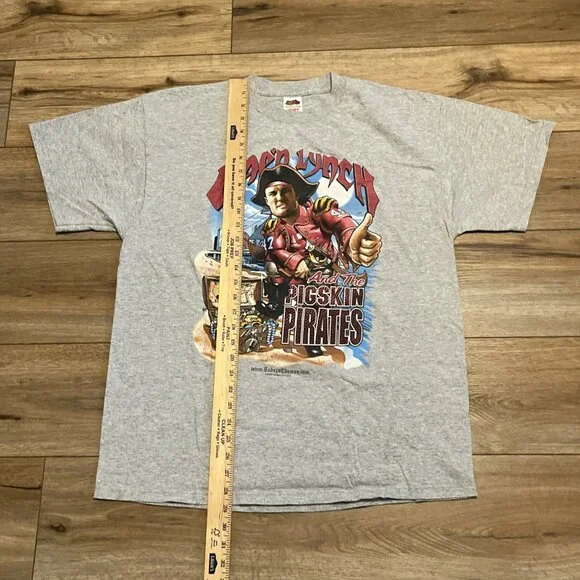 VTG Cap'n Lynch Tampa Bay Buccaneers Shirt Adult SZ XL Gray 2003 Fanatics - Picture 5 of 8